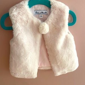 Tartine et Chocolat Baby Girl Pink Vest - 18 months